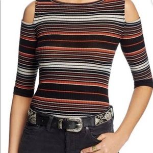 Free people cold shoulder top.